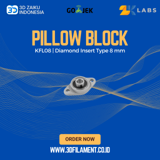 ZKLabs KFL08 Pillow Block Bearing KFL 08 Diamond Insert Type 8 mm